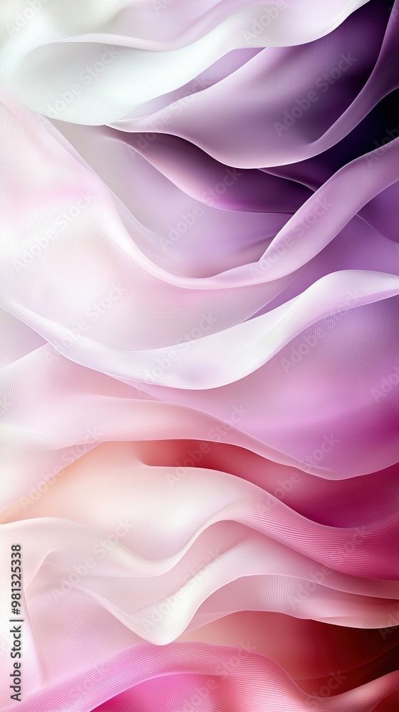 A close-up of a Pink, Purple and White Background with Wavy Lines on the Left Side of the Image A close-up of a Pink, Purple and White Background with Wavy Lines on the Left Side of the Image