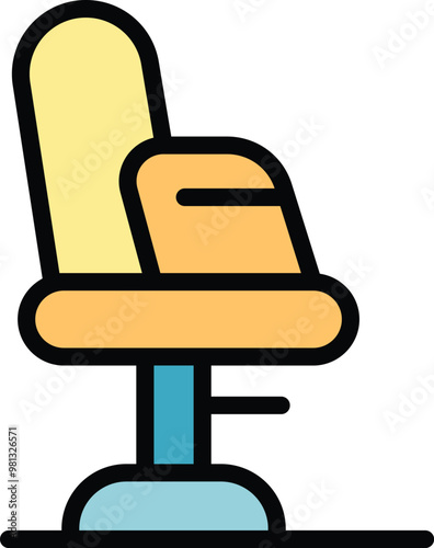 Comfortable chair promoting good posture while sitting for long periods working from home or at the office