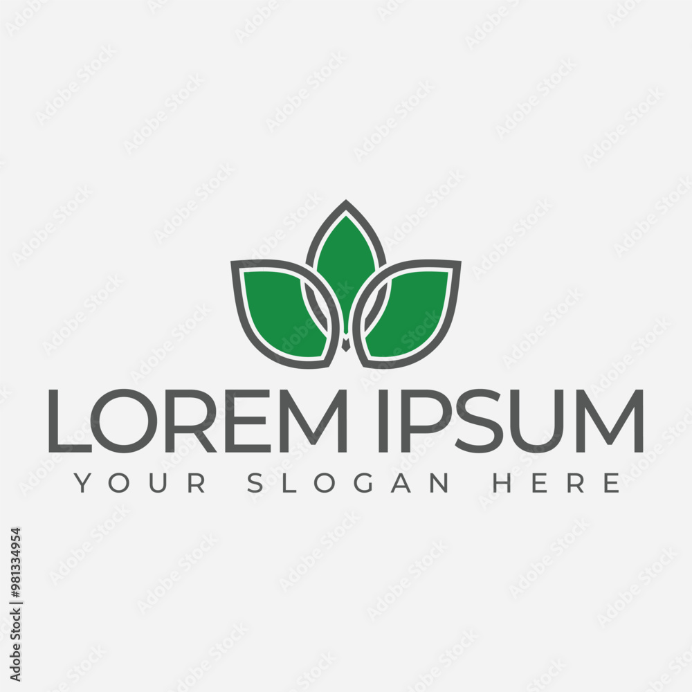 leaf vector illustration design icon logo leaf vector illustration design icon logo