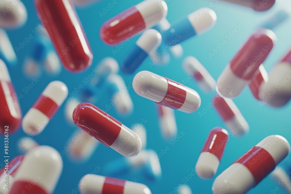 Floating Capsules and Pills: A Symbol of Hope, Healing, and Modern Medicine Floating Capsules and Pills: A Symbol of Hope, Healing, and Modern Medicine