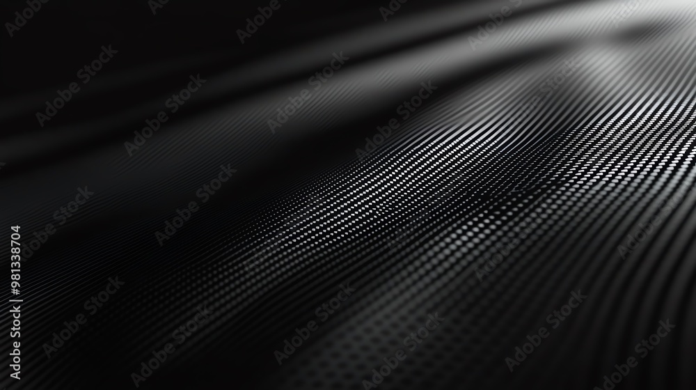 Detailed close-up of a textured black surface with subtle waves and reflections, perfect for backgrounds and abstract designs. Detailed close-up of a textured black surface with subtle waves and reflections, perfect for backgrounds and abstract designs.