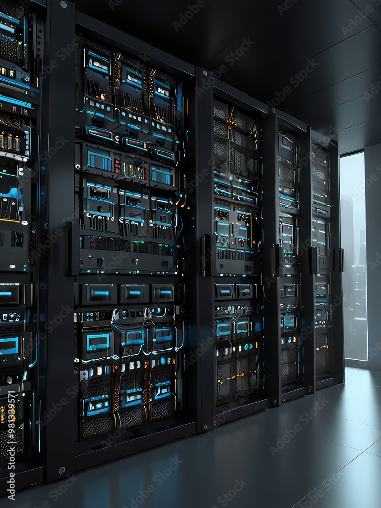 modern server room with servers Server racks in server room data center server rack with servers
modern server room with servers Server racks in server room data center server rack with servers