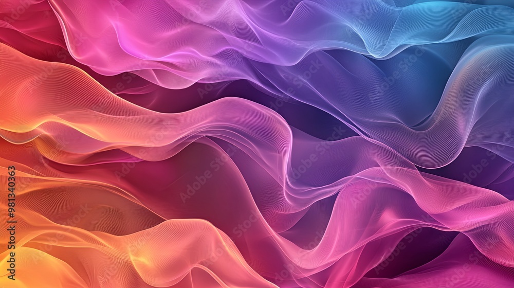 Vibrant Swirls of Colorful Abstract Art Vibrant Swirls of Colorful Abstract Art