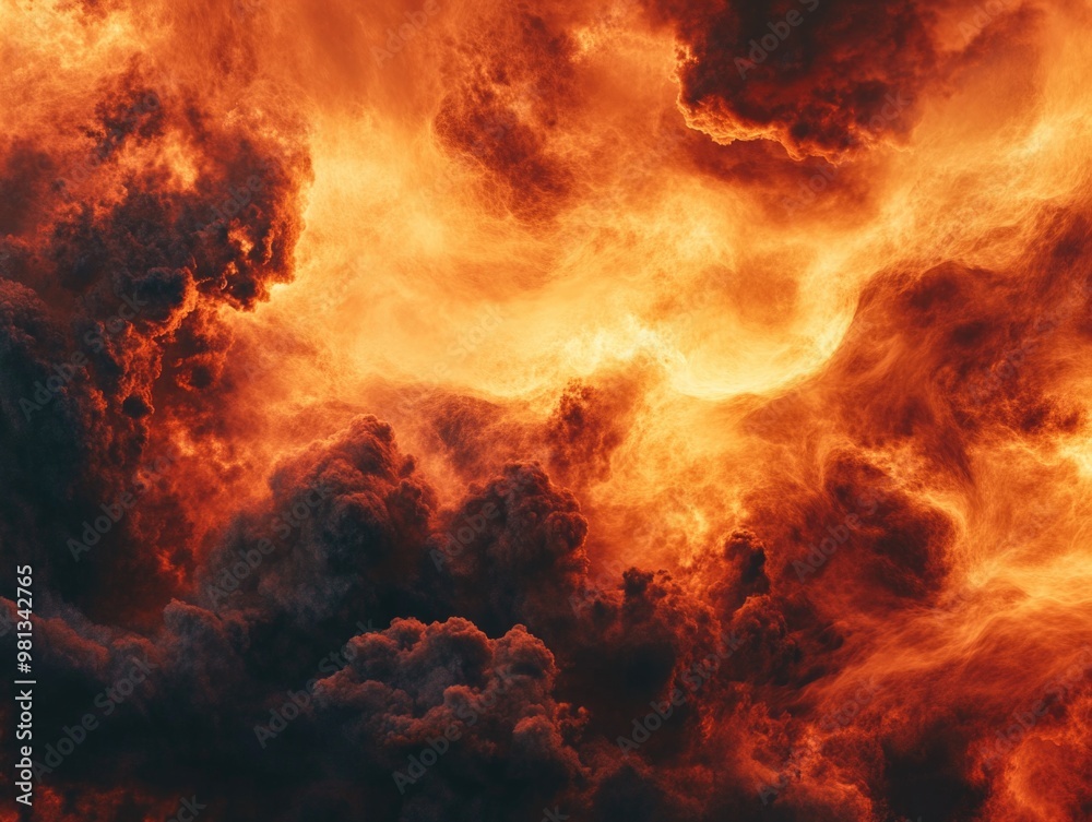 Fototapeta premium Flames of Anger