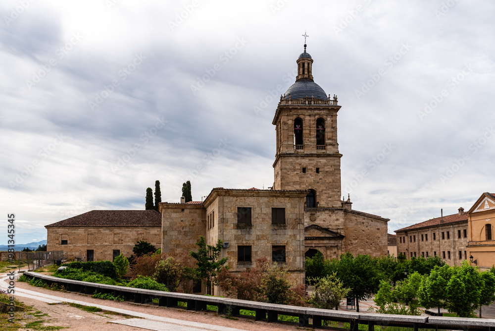 The Cathedral of Saint Mary in the Historic Town of Ciudad Rodrigo in Spain The Cathedral of Saint Mary in the Historic Town of Ciudad Rodrigo in Spain