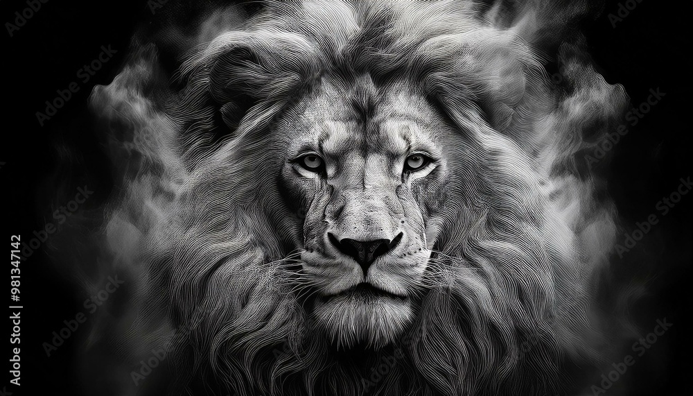 Naklejka premium León BYN.