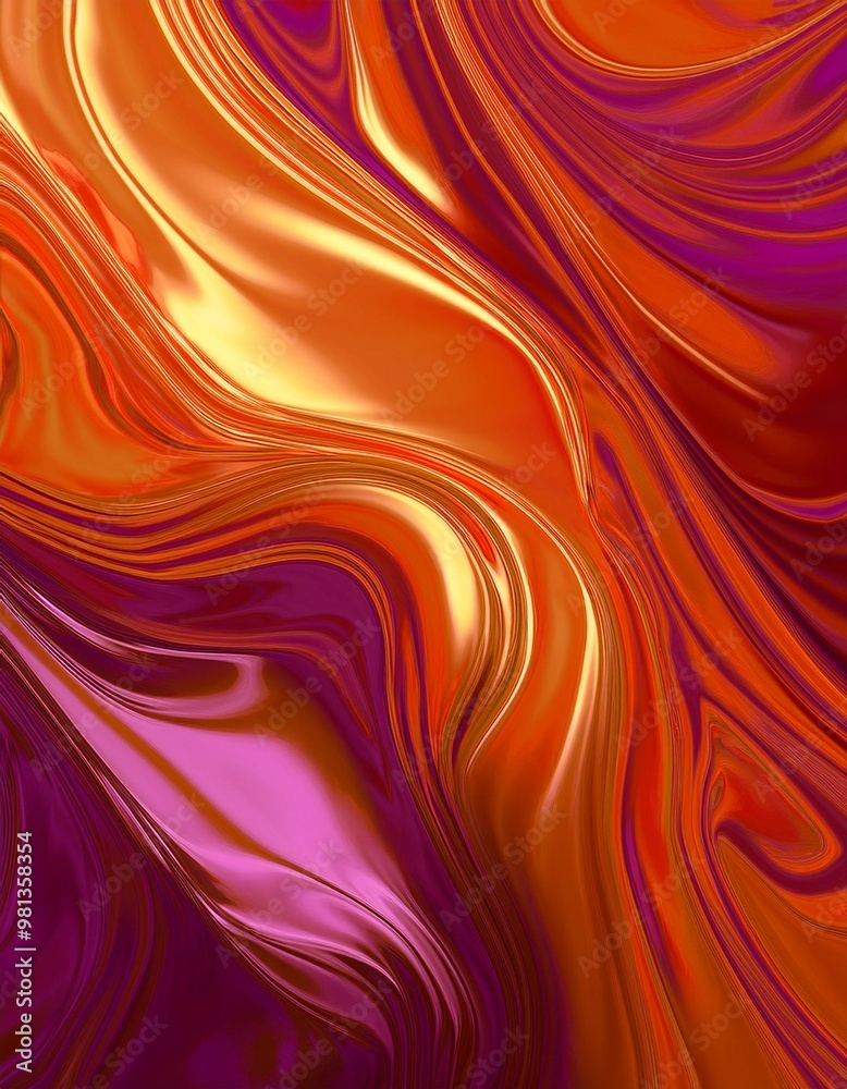 Fototapeta premium Fond uni abstrait avec des nuances de satin pour un effet lisse et brillant.