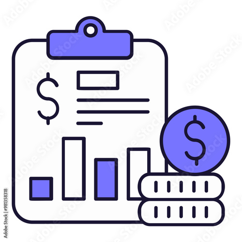 Finance icon set. Containing loan, cash, saving, financial goal, profit, budget, mutual fund, earning money and revenue icons. Solid icons collection.