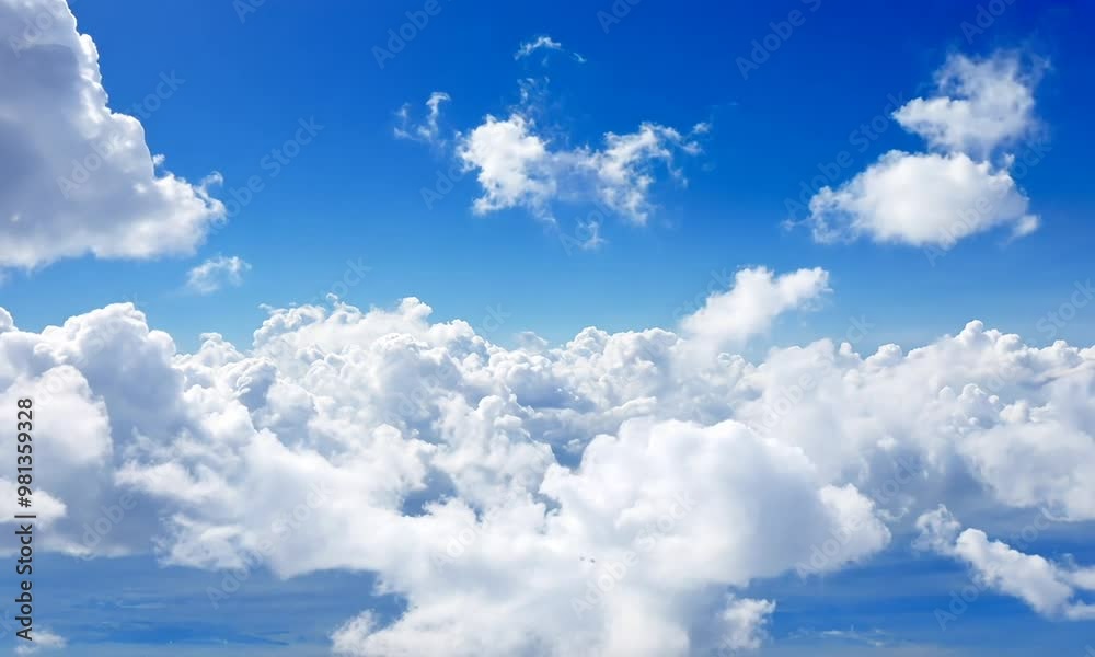 cloudscape on nature background
