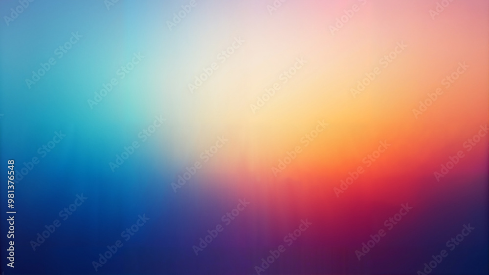 Obraz premium Gradient Abstract Background in Soft Sunset Colors with Copy Space