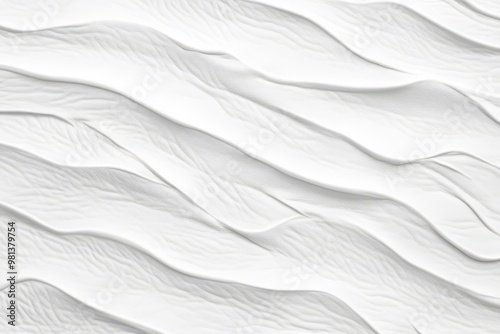 Flowing texture on white leather surface