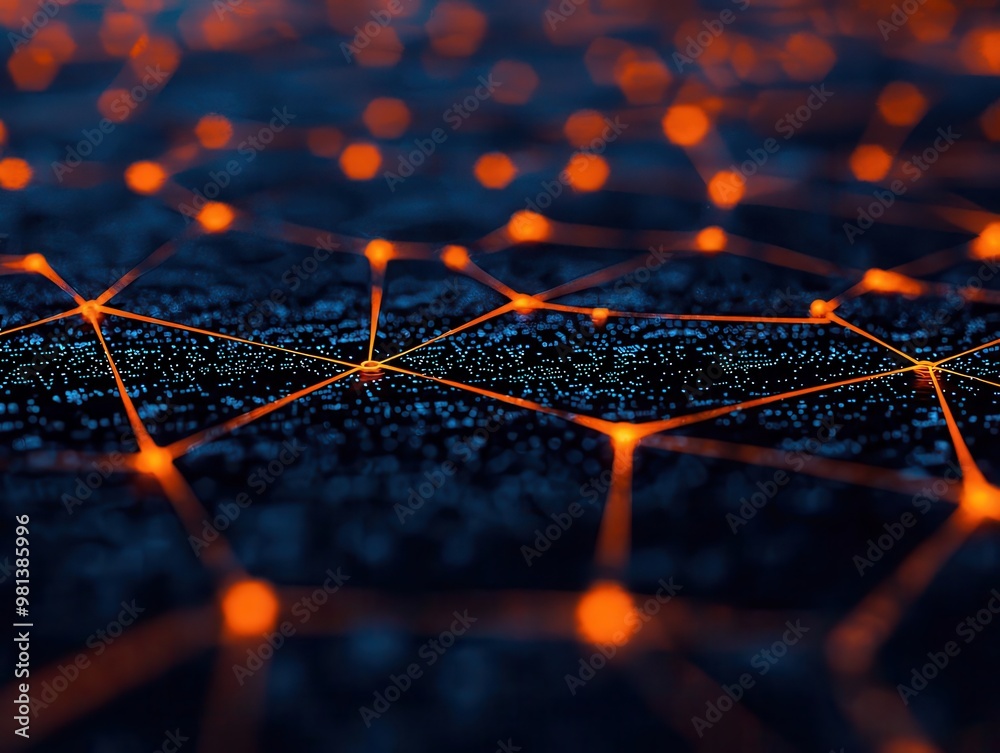 A network of glowing paths weaving into a cohesive form, representing structured teamwork in business