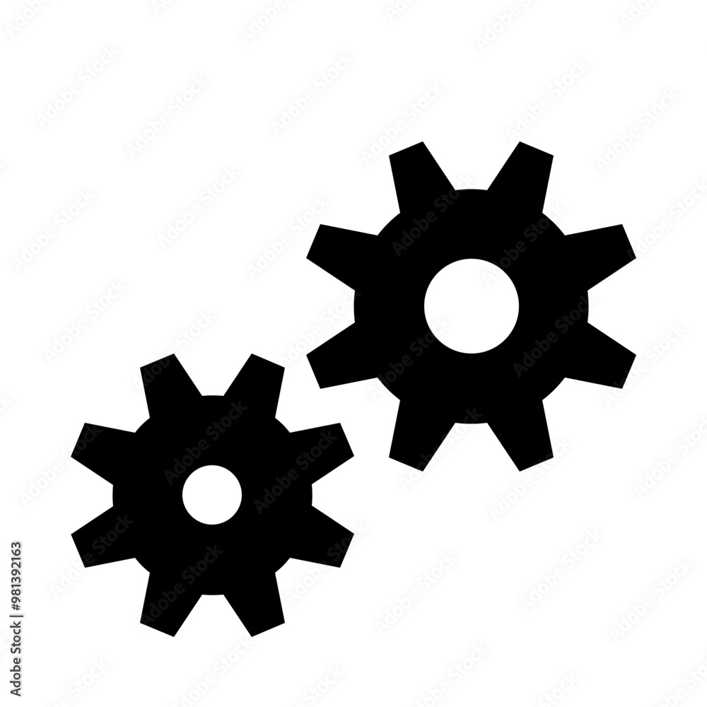 Cogwheel Gear Settings Solid Icon