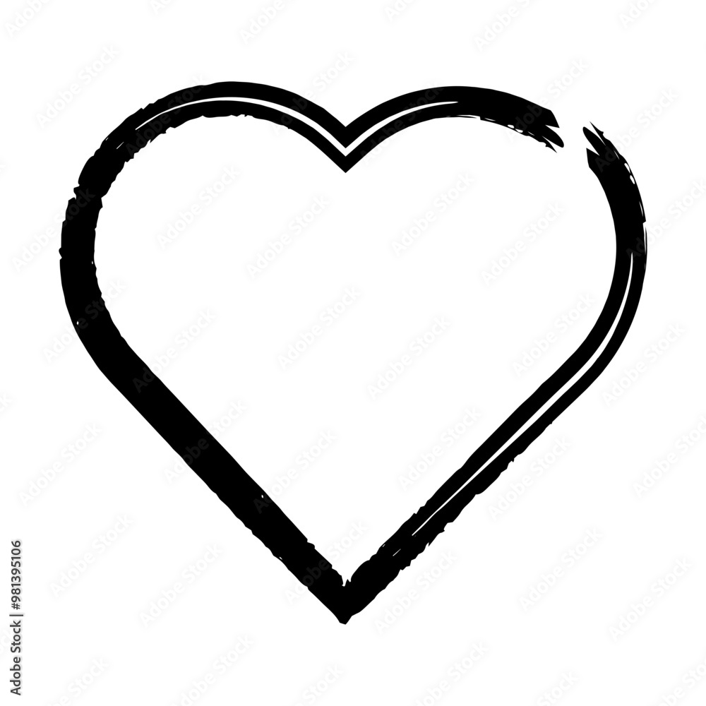 Heart symbol, hand drawn grunge texture love icon for romantic trendy doodle art for decoration element in a glyph pictogram illustration
Heart symbol, hand drawn grunge texture love icon for romantic trendy doodle art for decoration element in a glyph pictogram illustration