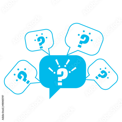 Question mark, What, chat, Speech bubble, symbol