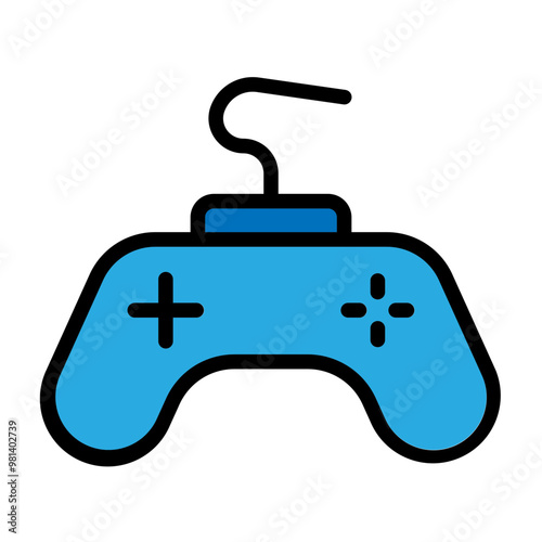Gaming Console Vector Filled Icon Design