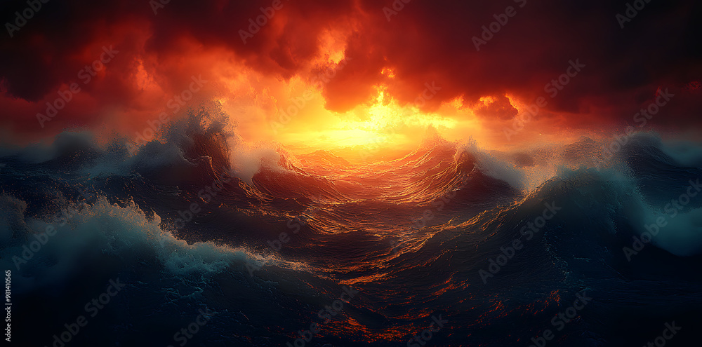 “A Dark Ocean with Rough Waves Beneath a Red and Orange Sky, Capturing the Power and Drama of Nature, Symbolizing Turbulence, Strength, and the Majesty of the Sea at Sunset”
“A Dark Ocean with Rough Waves Beneath a Red and Orange Sky, Capturing the Power and Drama of Nature, Symbolizing Turbulence, Strength, and the Majesty of the Sea at Sunset”