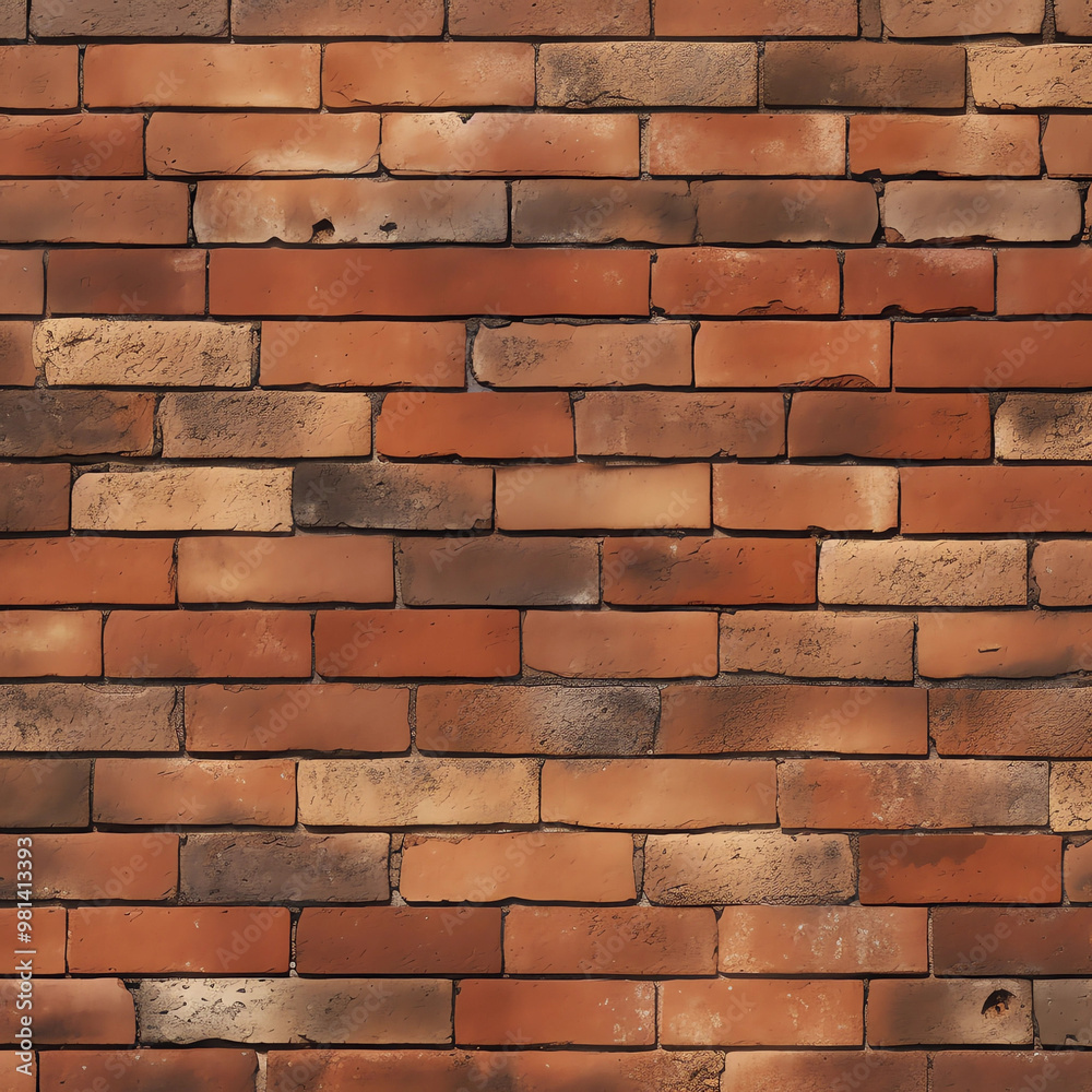 Obraz premium Brick Wall Textures Digital Paper Background 