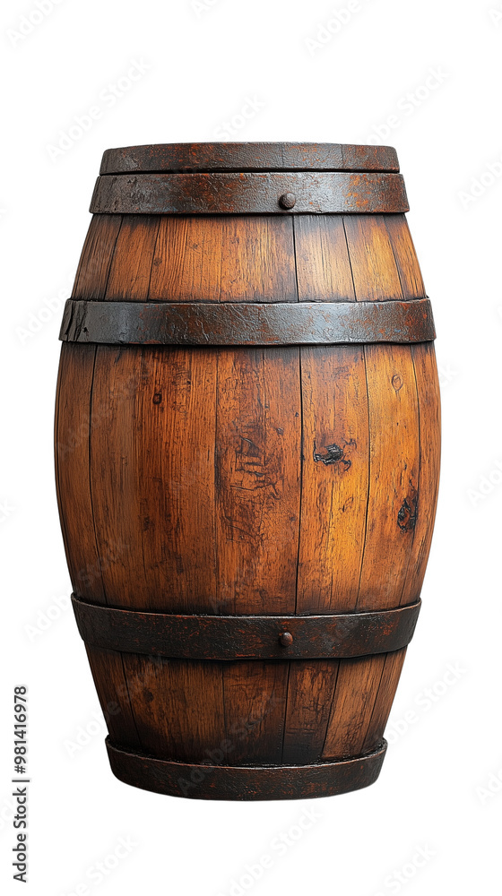 Wine barrel on a PNg background
