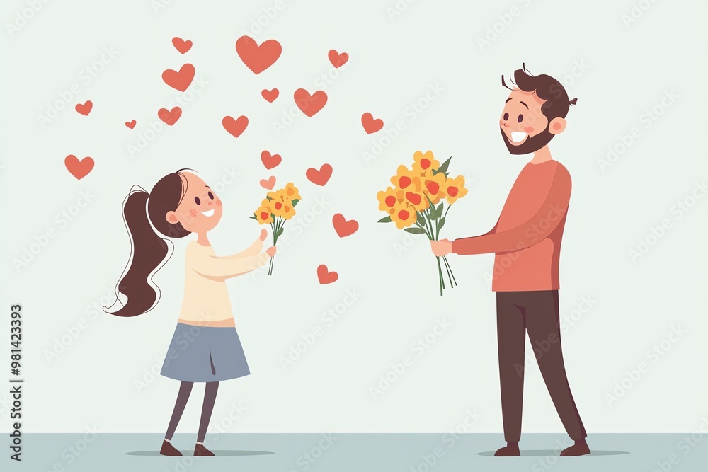 Happy Children Celebrating Teacher Appreciation with Flowers – A Heartwarming Illustration of Gratitude and Joy in a Classroom Setting Happy Children Celebrating Teacher Appreciation with Flowers – A Heartwarming Illustration of Gratitude and Joy in a Classroom Setting