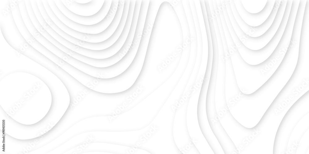 Abstract modern 3d Paper cut white background .white waves background ,paper art style, flyers posters prints .geometric background overlap layer. Abstract modern 3d Paper cut white background .white waves background ,paper art style, flyers posters prints .geometric background overlap layer.