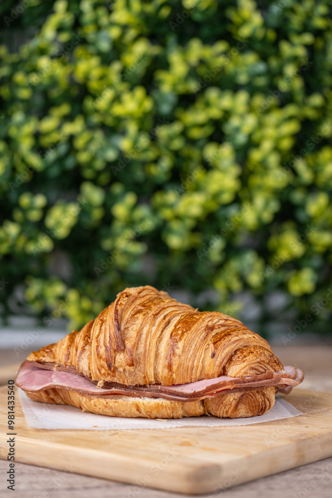 Ham and Cheese croissant