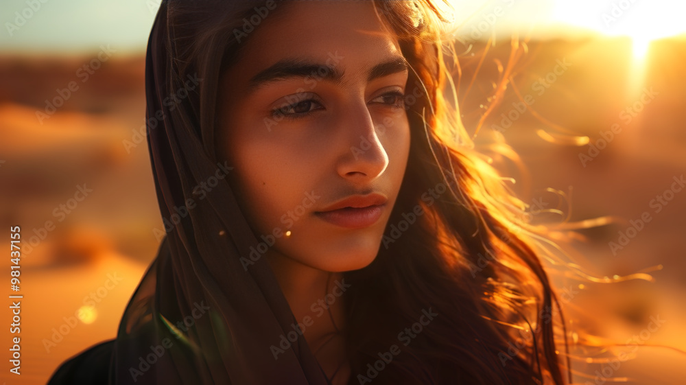 Cinematic still of a woman with long hair standing in sand with a environment of sadness Cinematic still of a woman with long hair standing in sand with a environment of sadness