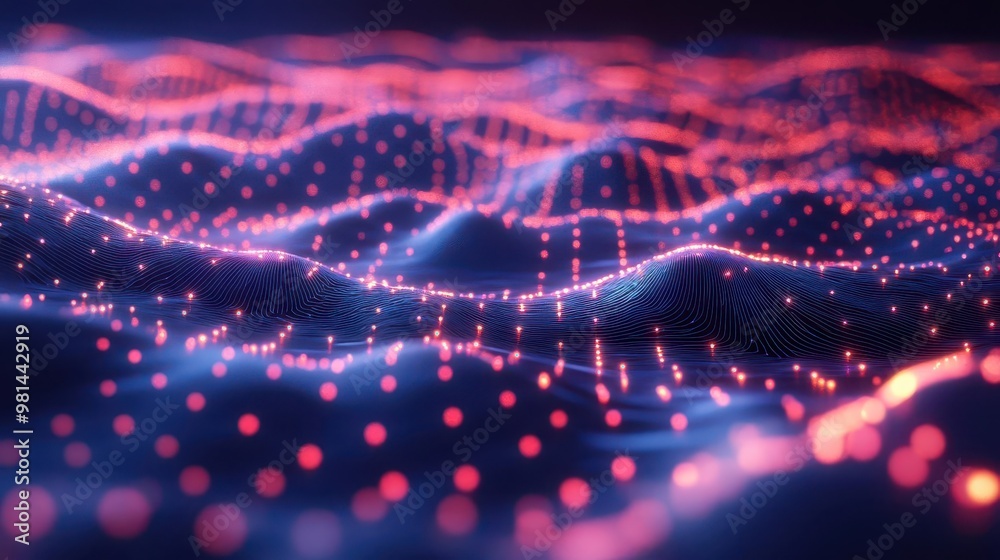 3d visualization of artificial intelligence network glowing nodes and connections form a complex web representing machine learning and data analysis in a futuristic digital landscape 3d visualization of artificial intelligence network glowing nodes and connections form a complex web representing machine learning and data analysis in a futuristic digital landscape