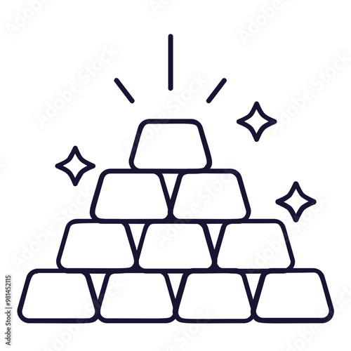 inance icon set. Containing loan, cash, saving, financial goal, profit, budget, mutual fund, earning money and revenue icons. Solid icons collection.