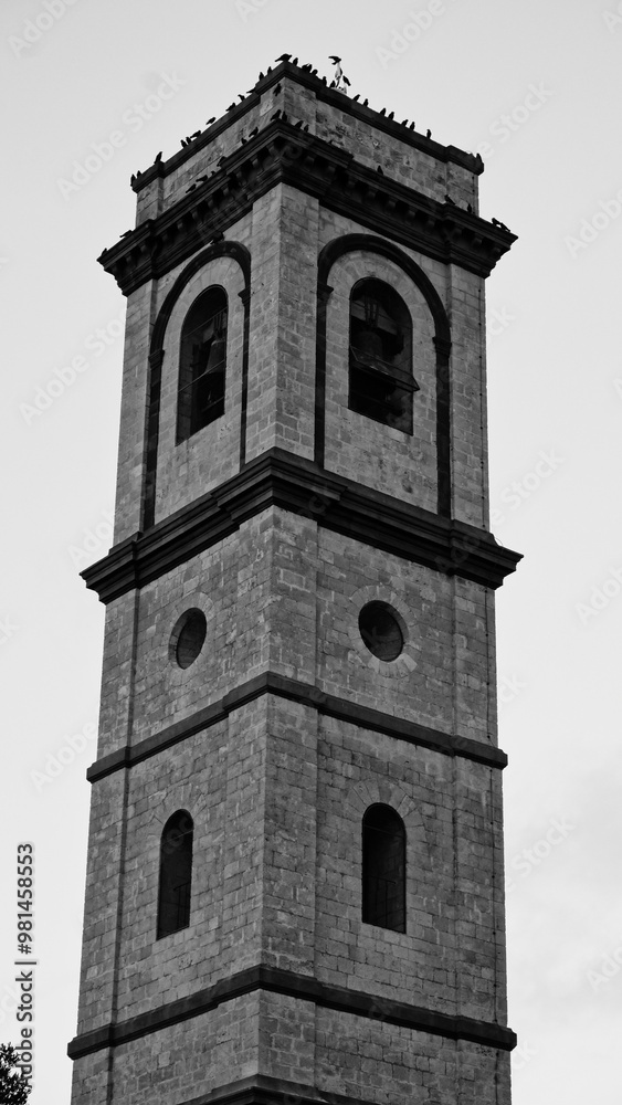 bell tower of the church bell tower of the church