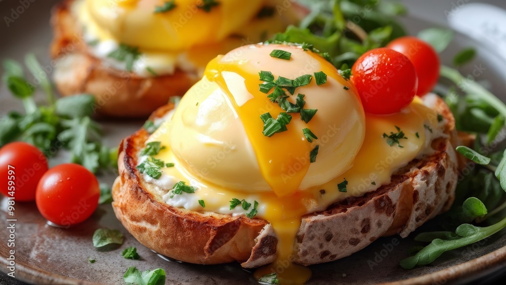 Eggs Benedict. The perfect breakfast.