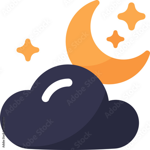 cloudy night