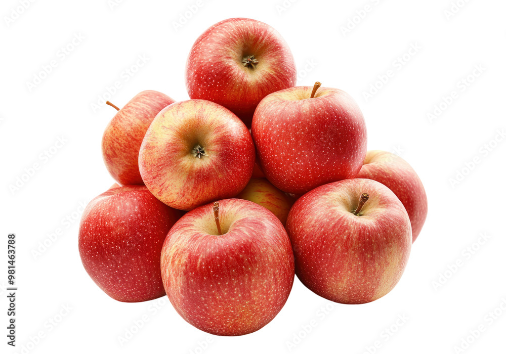 Pile of apples. Transparent background, Isolated PNG. Pile of apples. Transparent background, Isolated PNG.