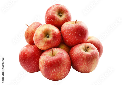 Wallpaper Mural Pile of apples. Transparent background, Isolated PNG. Torontodigital.ca