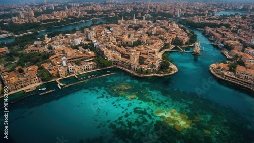 Beneath the ocean’s surface, the sunken city of Atlantis offers a haunting view into its past splendor