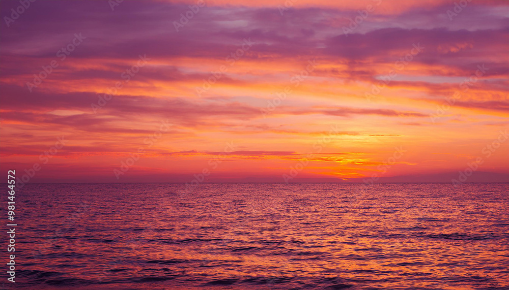 Seascape with beautiful sunset or sunrise. Sea water. Seascape with beautiful sunset or sunrise. Sea water.
