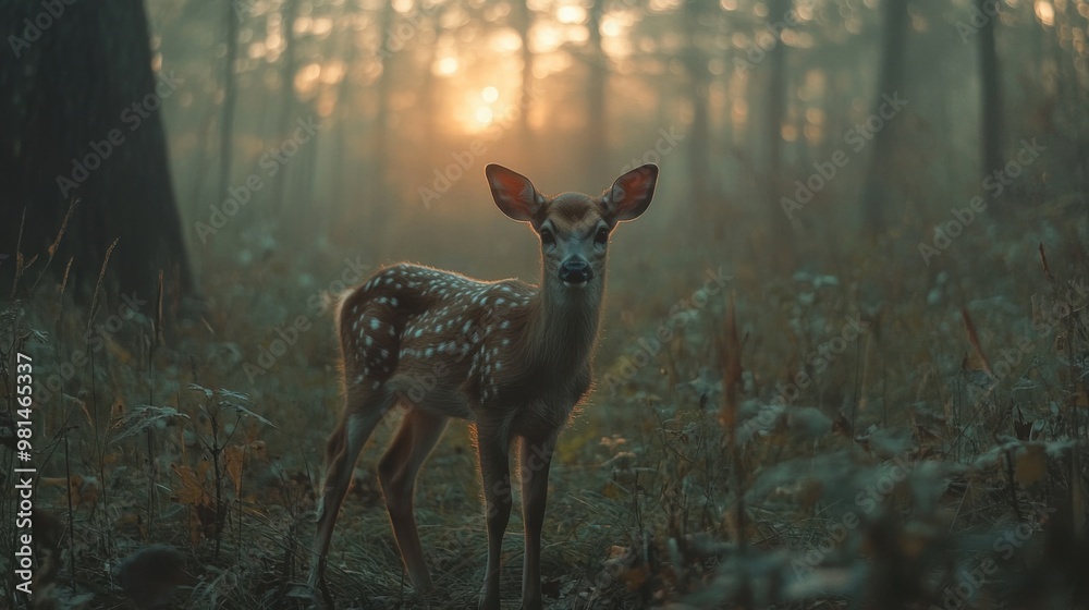 deer in the forest deer in the forest