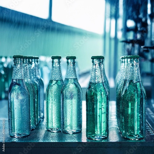 recyclage des bouteilles en verre photo