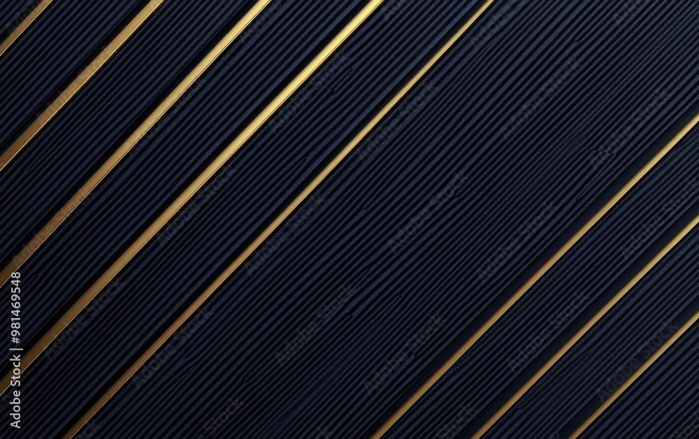 Dark background with gold lines a dark blue and black color scheme Generative AI Dark background with gold lines a dark blue and black color scheme Generative AI