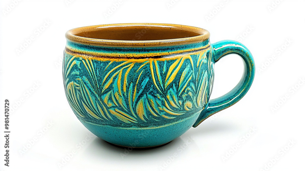 Coffee cup are beautiful, have patterns, designs, and beautiful shape.