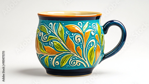 Coffee cup are beautiful, have patterns, designs, and beautiful shape.