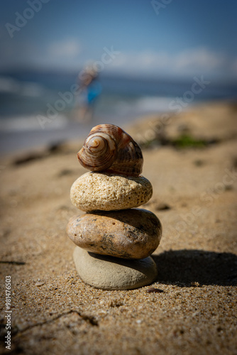 stones on the beach