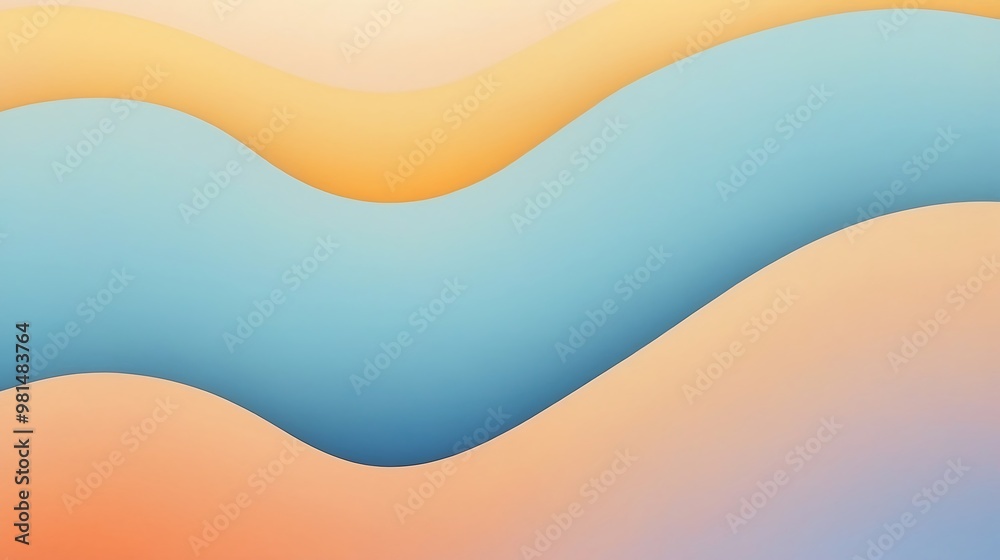 Vibrant Abstract Wave Gradient in Soft Pastel Tones Vibrant Abstract Wave Gradient in Soft Pastel Tones
