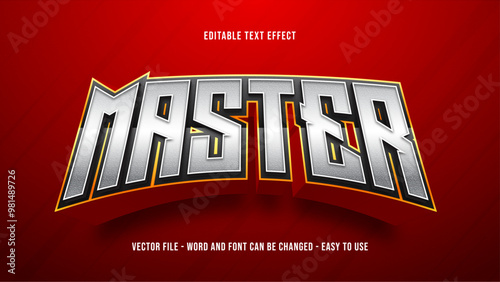 Esport game text effect, heroes editable text style effect