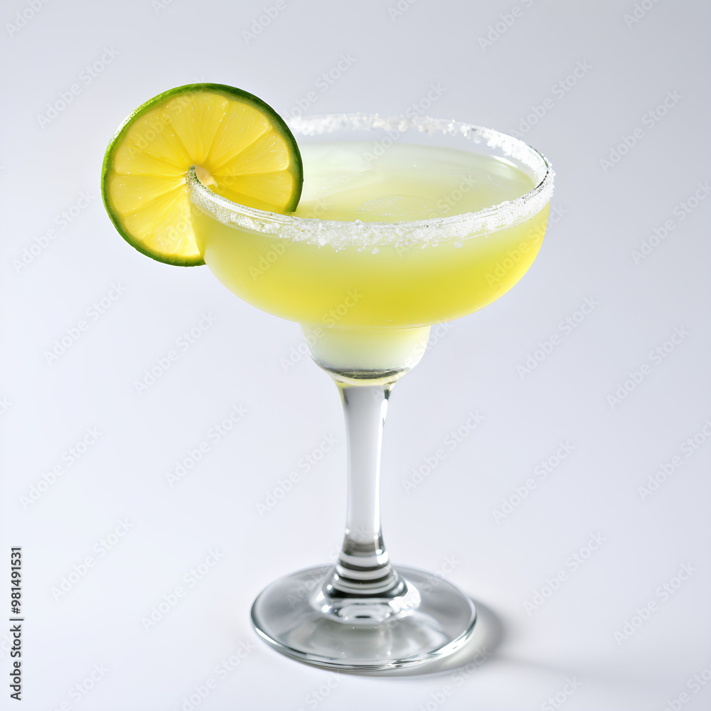 custom made wallpaper toronto digitalA margarita in a wide glass with a salted rim and garnished with a lime slice, creating a refreshing and vibrant presentation.