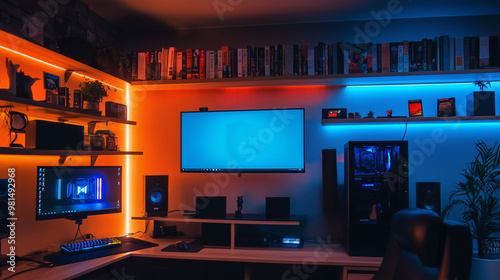 design a beautifully looking wall for a youtube video