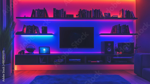 design a beautifully looking wall for a youtube video