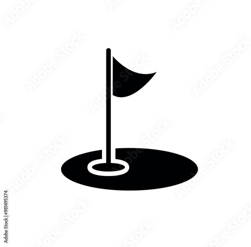 mini golf icon	