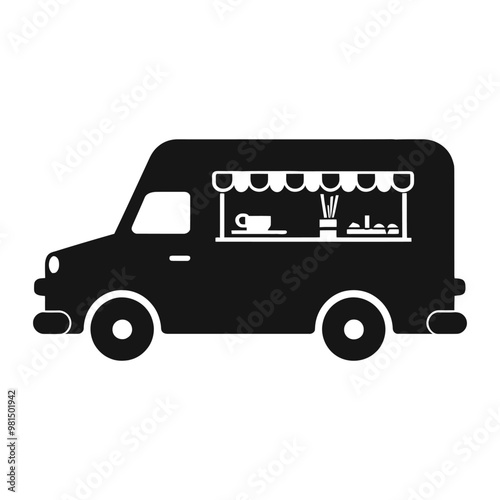 Food truck Silhouette