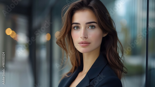 Wallpaper Mural Portrait of a beautiful and confident businesswoman Torontodigital.ca